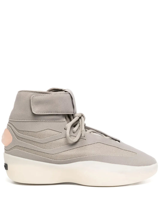 adidas Fear Of God Athletics Ii High Top Basketball Shoes — Beige — Size US M 10.5 - US W 12 — Front View