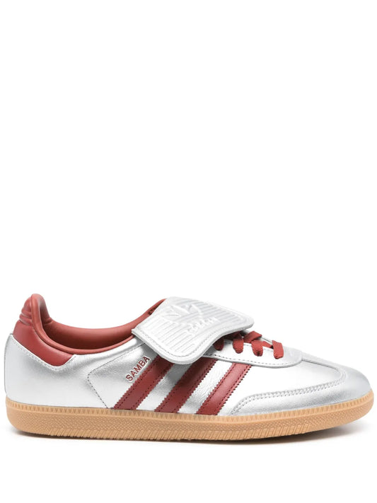 adidas Samba Lt Sneakers — Silver-Tone — Size US M 10.5 - US W 12 — Front View