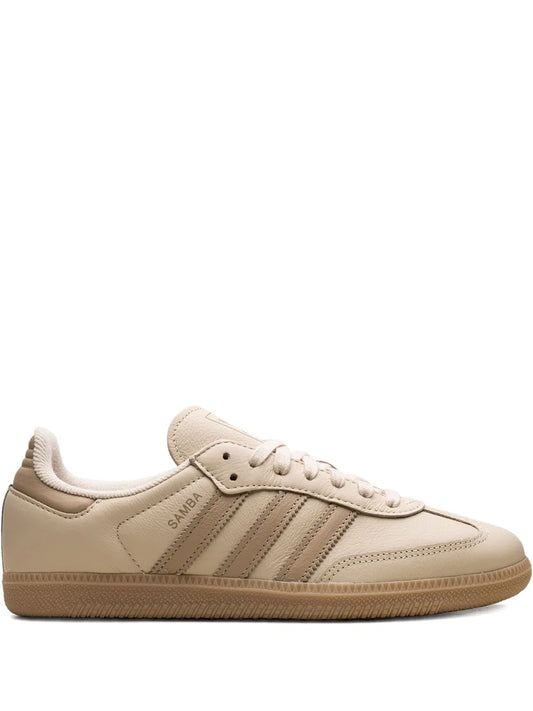 adidas Samba Og Sand Strata/Magic Beige Sneakers — Light Beige — Size US M 11 - US W 12.5 — Front View
