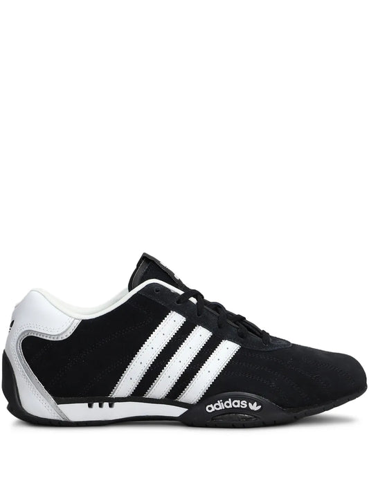 adidas Adi Racer Lo Core Sneakers — Black — Size US M 3.5 - US W 5 — Front View
