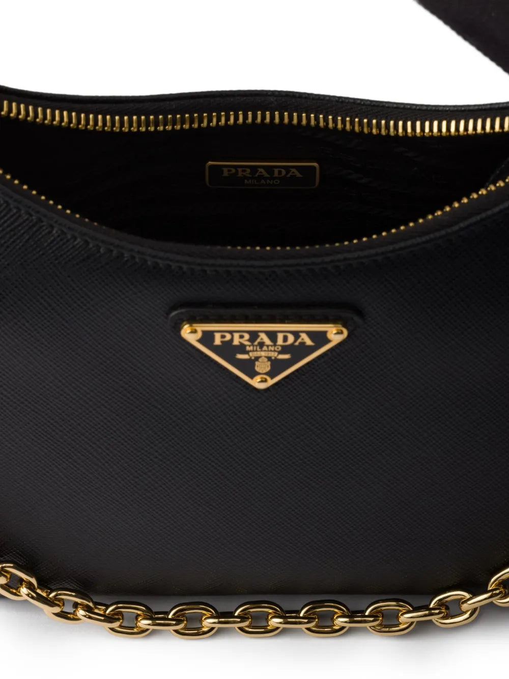 Prada Re Edition 2005 Saffiano Leather Shoulder Bag — Same as shown — Size One Size — Detail View