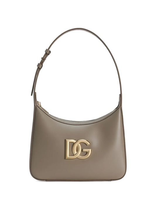 Dolce Gabbana Leather Shoulder Bag — Same as shown — Size One Size — Front View