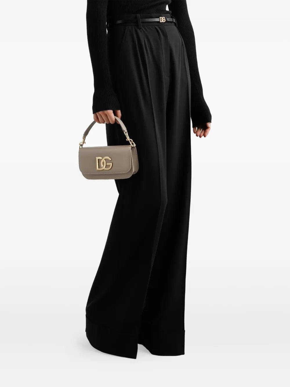 Dolce Gabbana Leather Shoulder Bag — Same as shown — Size One Size — Side View