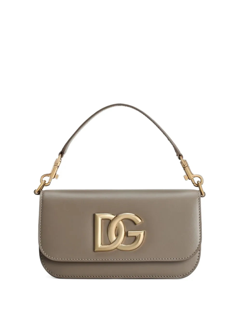 Dolce Gabbana Leather Shoulder Bag — Same as shown — Size One Size — Front View