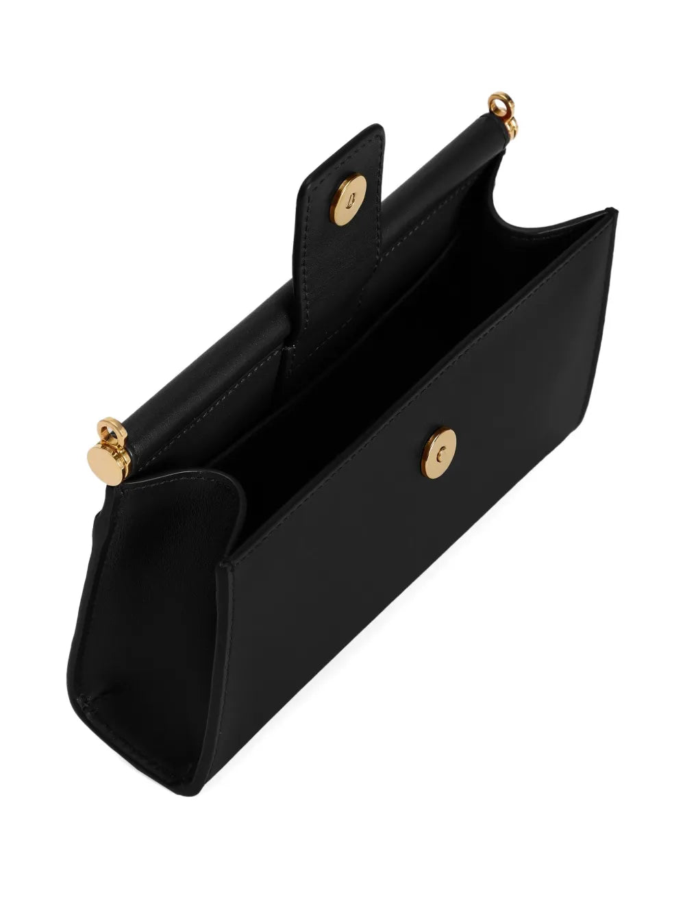 Dolce Gabbana Leather Shoulder Bag — Same as shown — Size One Size — Top View