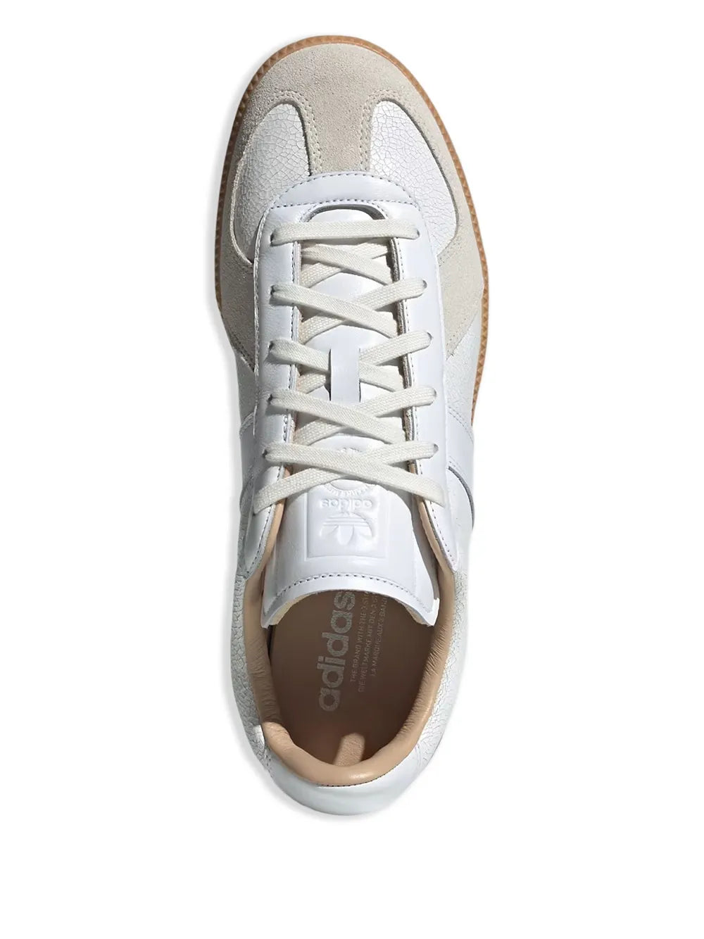 adidas Bw Army Lux White Gum Sneakers — Cloud White — Size US M 10 - US W 11.5 — Side View
