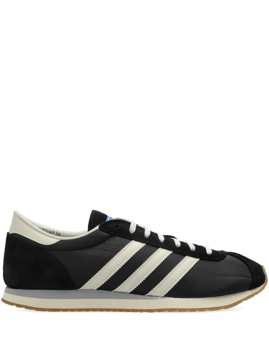 adidas Pampanga Spzl Sneakers — Black — Size US M 4.5 - US W 6 — Front View