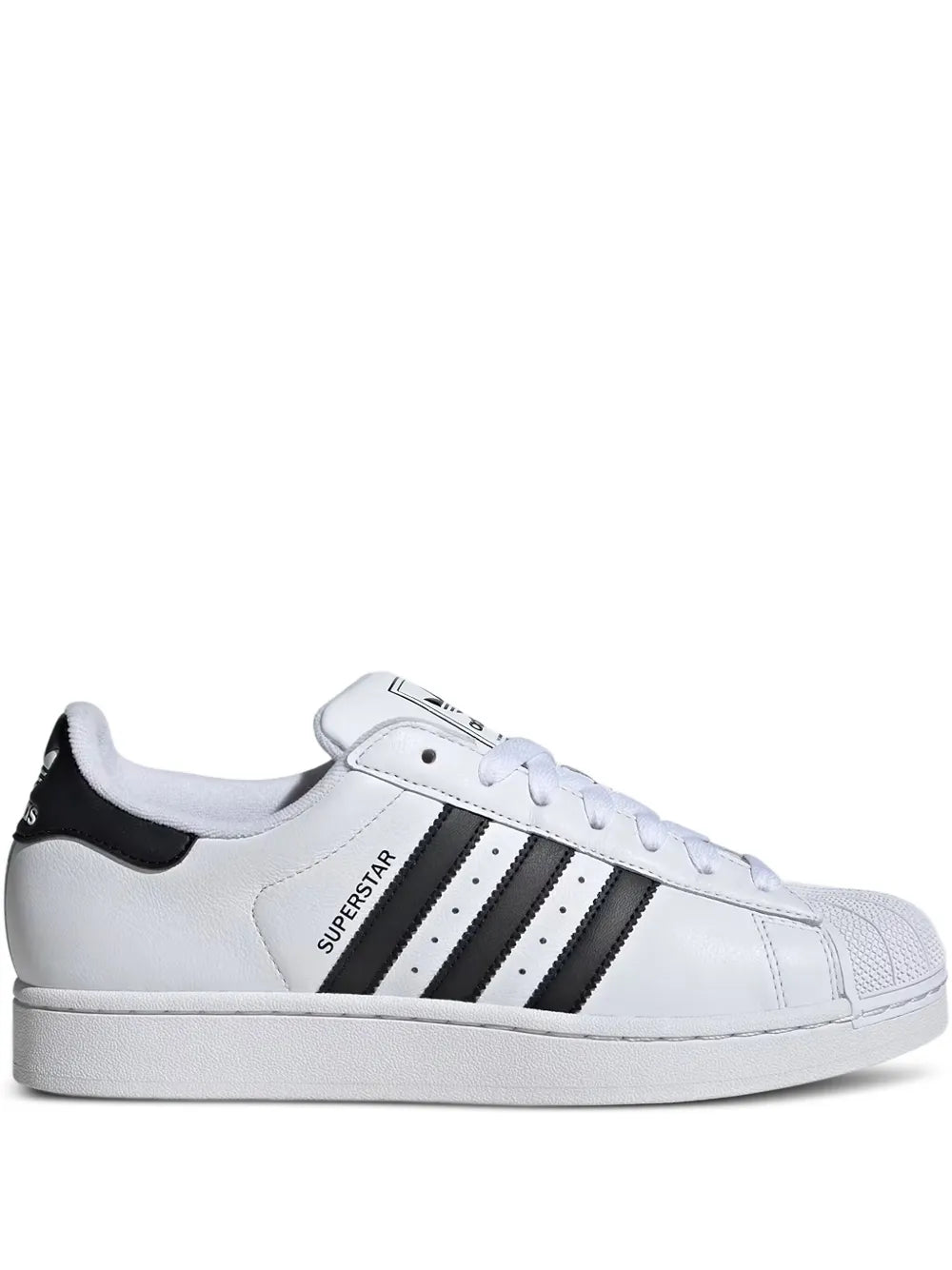 adidas Superstar Ii White/Black Sneakers — White — Size US M 8.5 - US W 10 — Front View