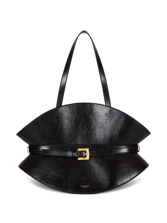 Balmain Medium Shuffle Shoulder Bag — Same as shown — Size One Size — Front View