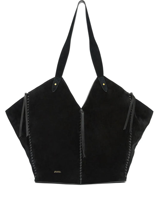 Isabel Marant Tampa Leather Shoulder Bag — Same as shown — Size One Size — Front View