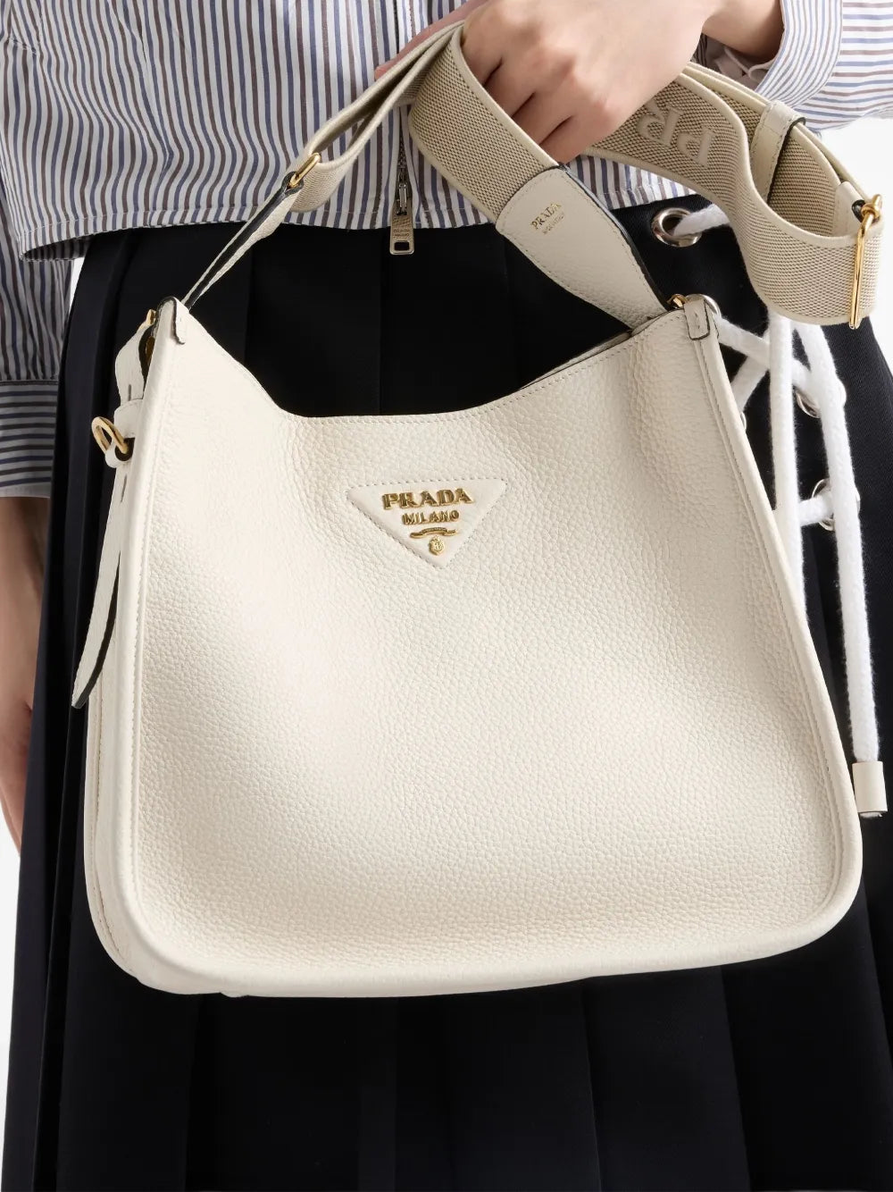 Prada Medium Leather Bag — Same as shown — Size One Size — Back View