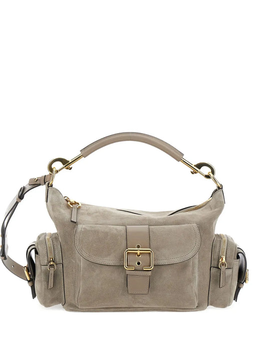 Chloe Suede Camera Bag — Same as shown — Size One Size — Front View