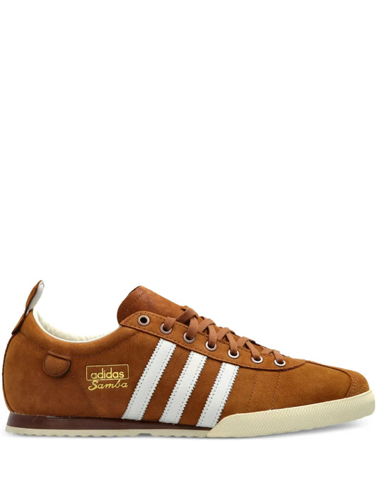 adidas Samba Sneakers — Brown — Size US M 3.5 - US W 5 — Front View