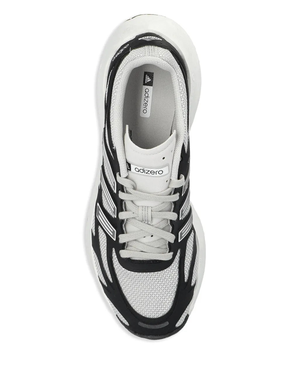 adidas Adizero Aruku Core Black/Cloud White/Grey One Sneakers — Black — Size US M 6.5 - US W 8 — Top View
