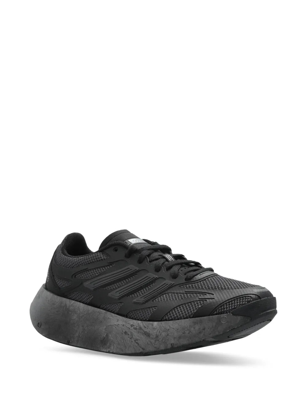 adidas Adizero Aruku Core Black/Carbon/Iron Metallic Sneakers — Black — Size US M 6.5 - US W 8 — Side View