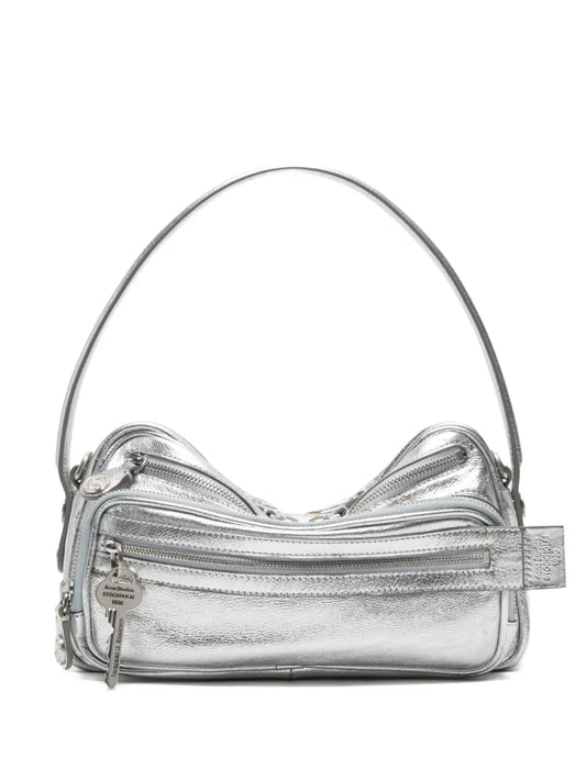 Acne Studios Camero Party Metallic Finish Shoulder Bag — Same as shown — Size One Size — Front View