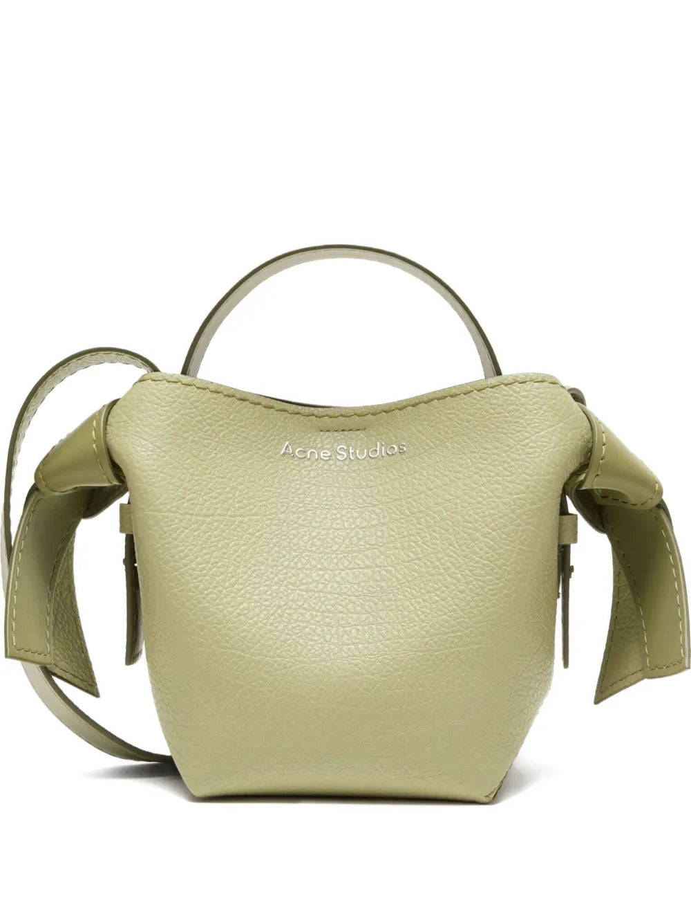 Acne Studios Mini Musubi Leather Shoulder Bag — Same as shown — Size One Size — Front View
