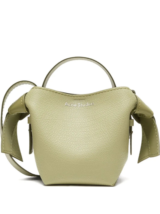 Acne Studios Mini Musubi Leather Shoulder Bag — Same as shown — Size One Size — Front View