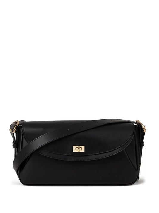 Sandro Leather Shoulder Bag — Same as shown — Size One Size — Front View