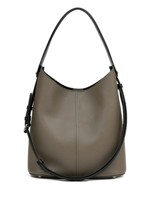 Maison Margiela Dress Age Dual Strap Leather Shoulder Bag — Same as shown — Size One Size — Front View
