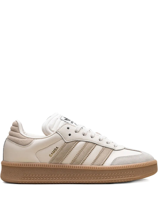 adidas Samba Sneakers — Light Beige — Size US M 8.5 - US W 10 — Front View