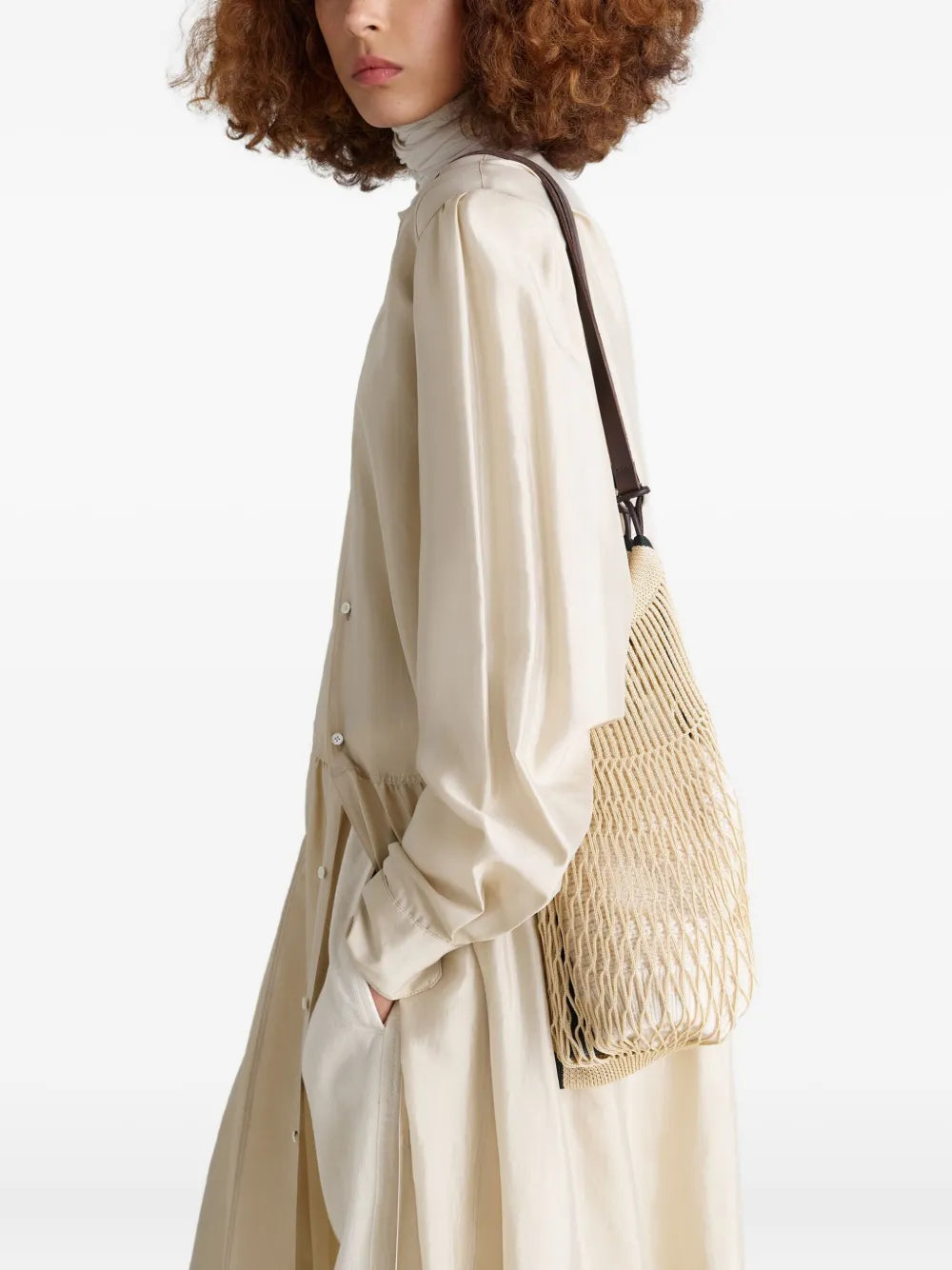 Lemaire X Filt Medium Net Shoulder Bag — Same as shown — Size One Size — Side View