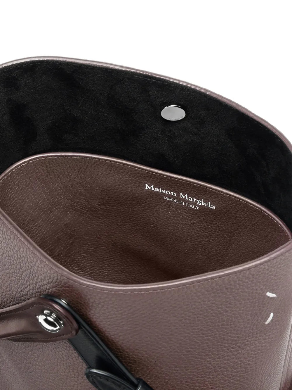 Maison Margiela Leather Shoulder Bag — Same as shown — Size One Size — Top View