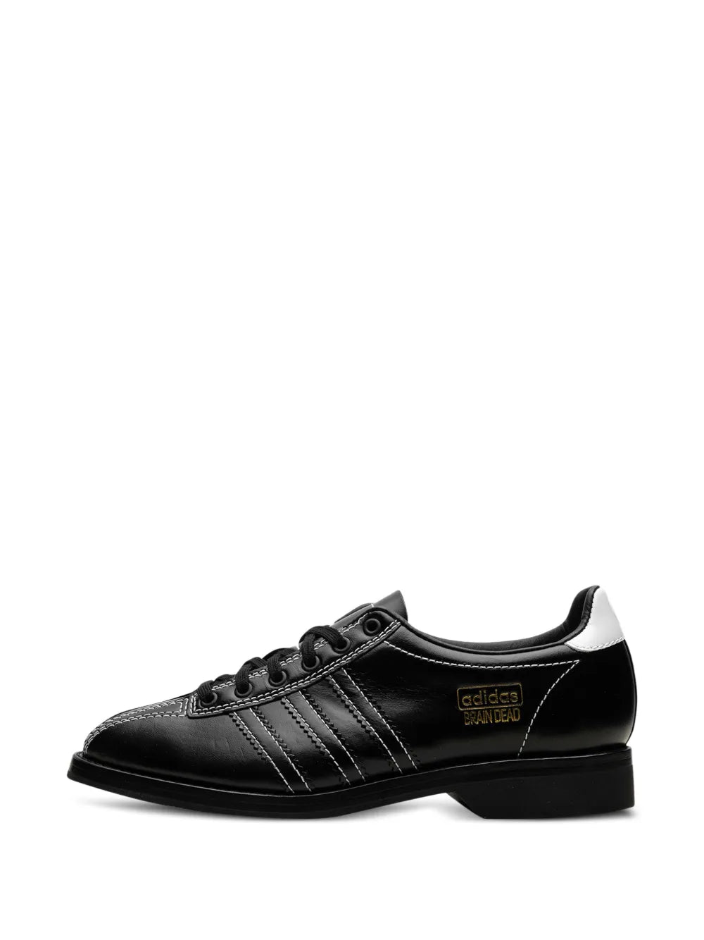adidas Bowling Shoes Brain Dead Dover Street Market Black Sneakers — Black — Size US M 10 - US W 11.5 — Top View