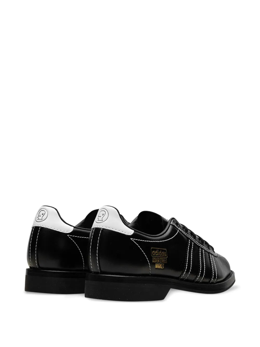 adidas Bowling Shoes Brain Dead Dover Street Market Black Sneakers — Black — Size US M 10 - US W 11.5 — Back View