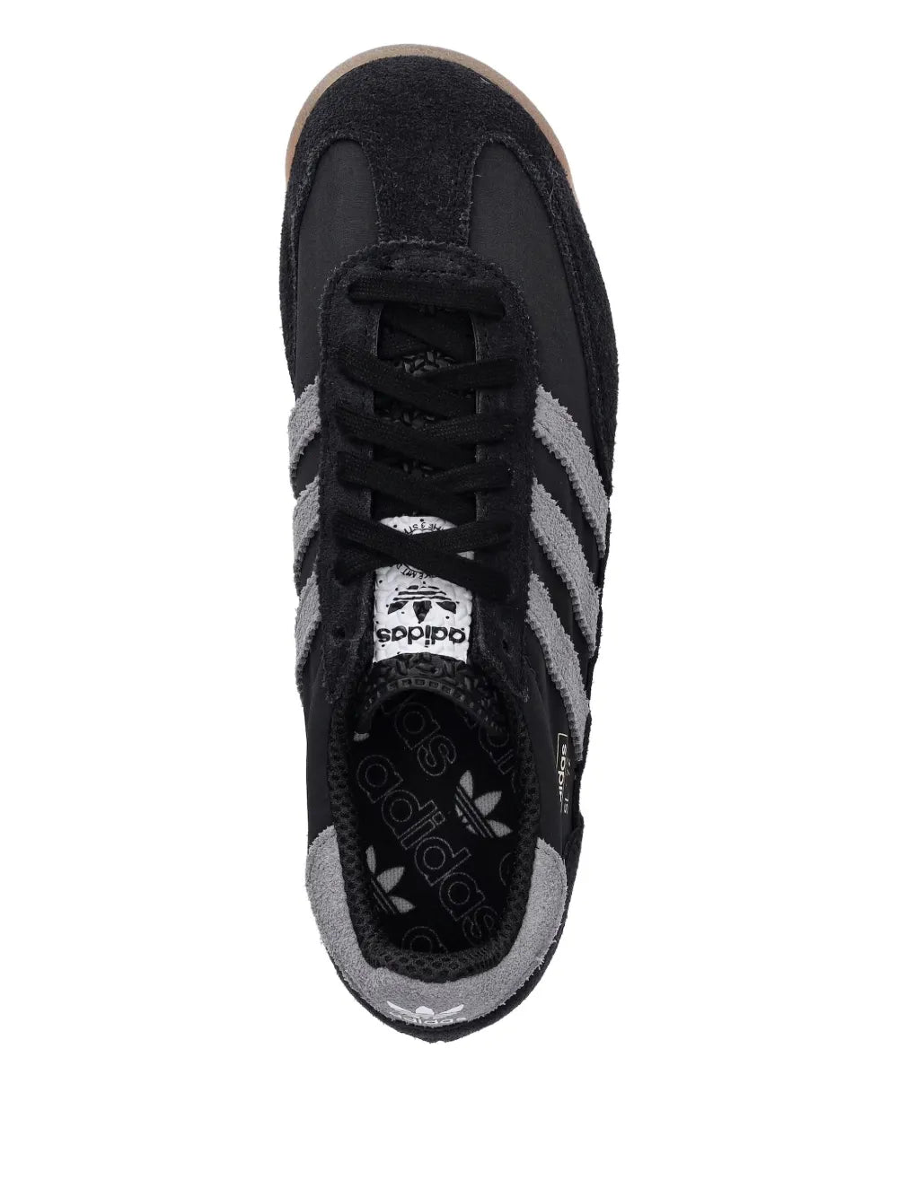 adidas Sl 72 Sneakers — Black/Grey — Size US M 9 - US W 10.5 — Top View