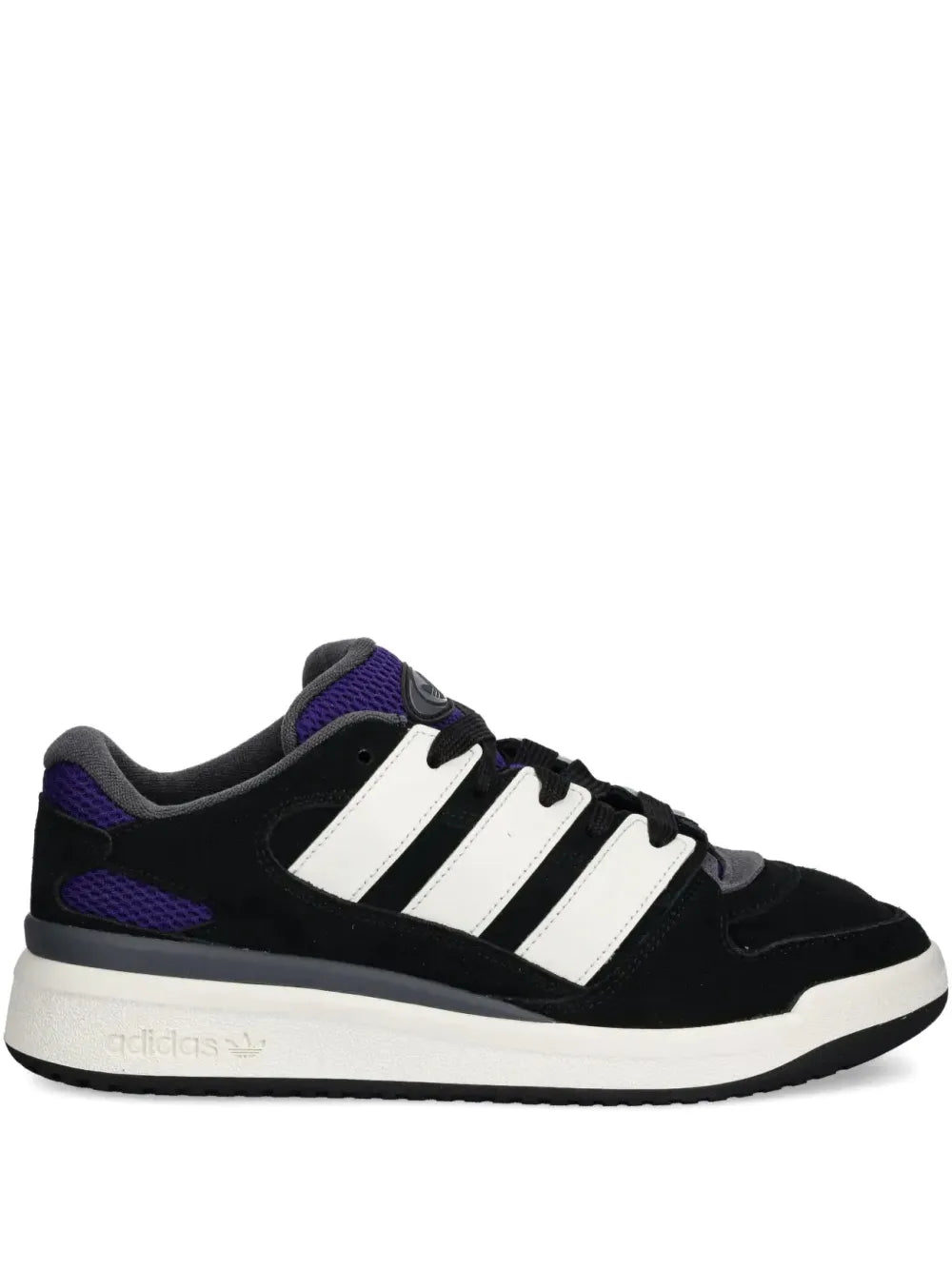 adidas Forum 2000 Sneakers — Black — Size US M 8.5 - US W 10 — Front View