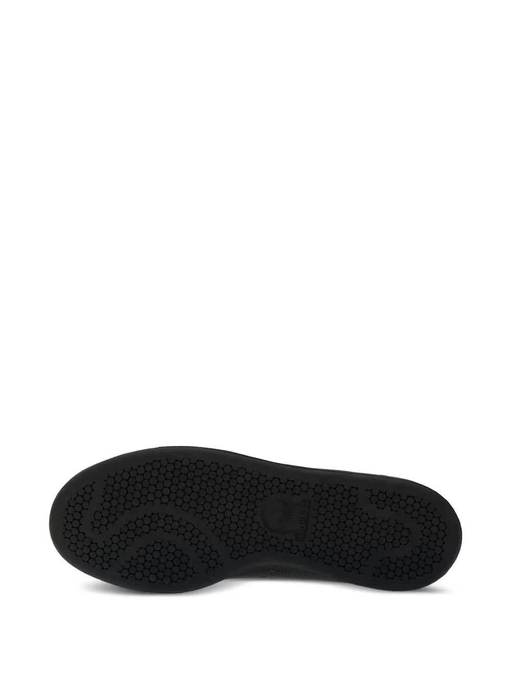 adidas Fa Stan Smith Textured Leather Sneakers — Black — Size US M 10.5 - US W 12 — Lifestyle View