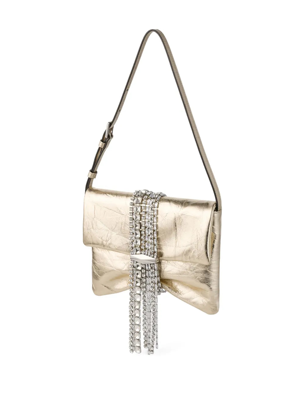Jimmy Choo Zandra Shoulder Bag — Same as shown — Size One Size — Side View