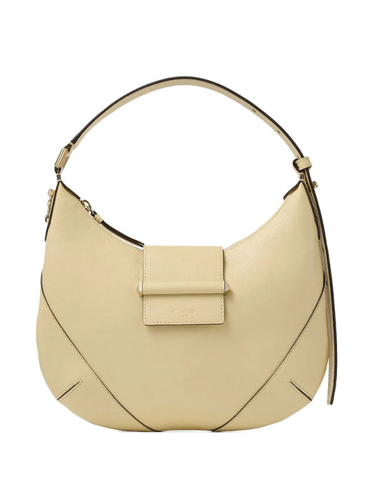Jimmy Choo Small Bar Leather Shoulder Bag — Same as shown — Size One Size — Front View