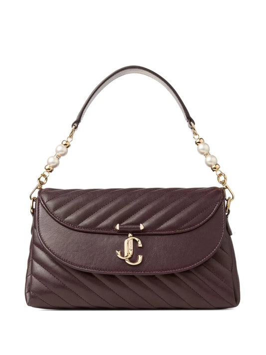 Jimmy Choo Curve Quilted Shoulder Bag — Same as shown — Size One Size — Front View