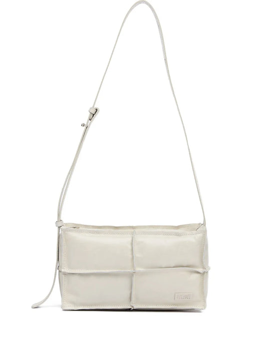 Mm6 Maison Margiela Logo Plaque Shoulder Bag — Same as shown — Size One Size — Front View