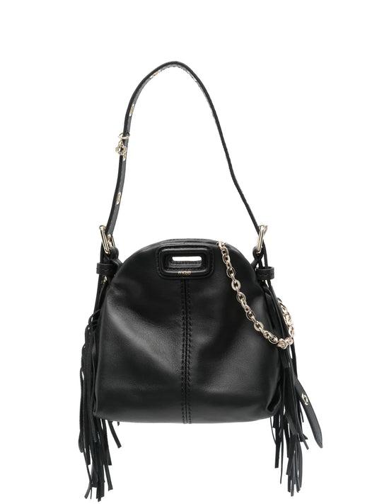 Maje Miss M Leather Micro Bag — Same as shown — Size One Size — Front View