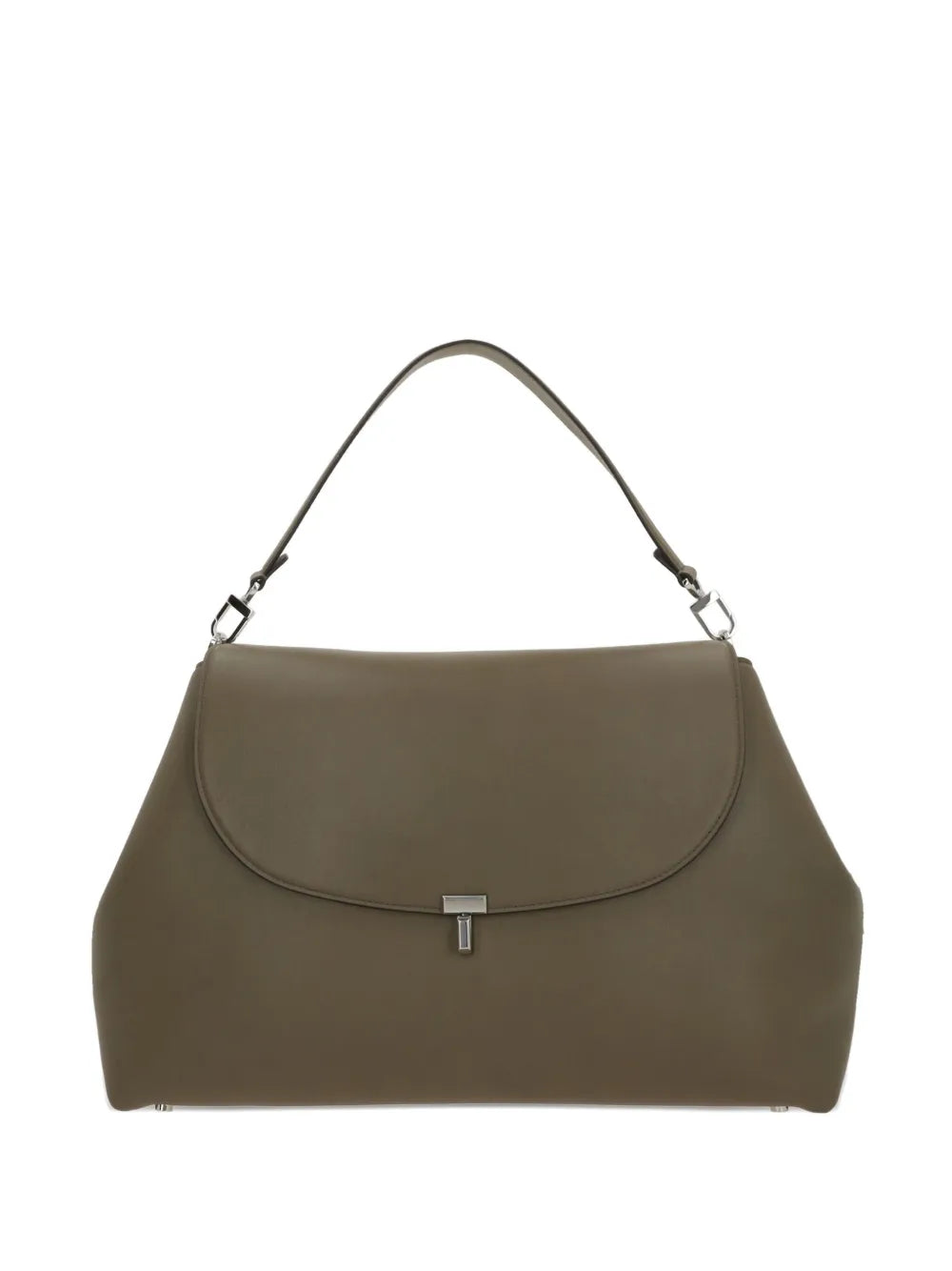 Toteme Flap Leather Shoulder Bag — Same as shown — Size One Size — Front View