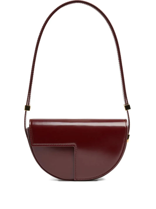 Patou Le Patou Half Moon Leather Shoulder Bag — Same as shown — Size One Size — Front View