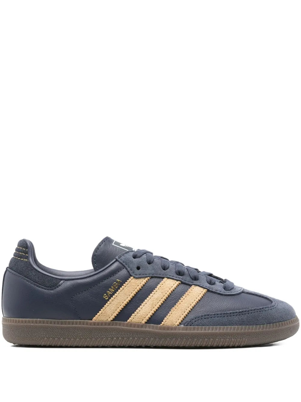 adidas Samba Sneakers — Navy Blue — Size US M 7.5 - US W 9 — Front View
