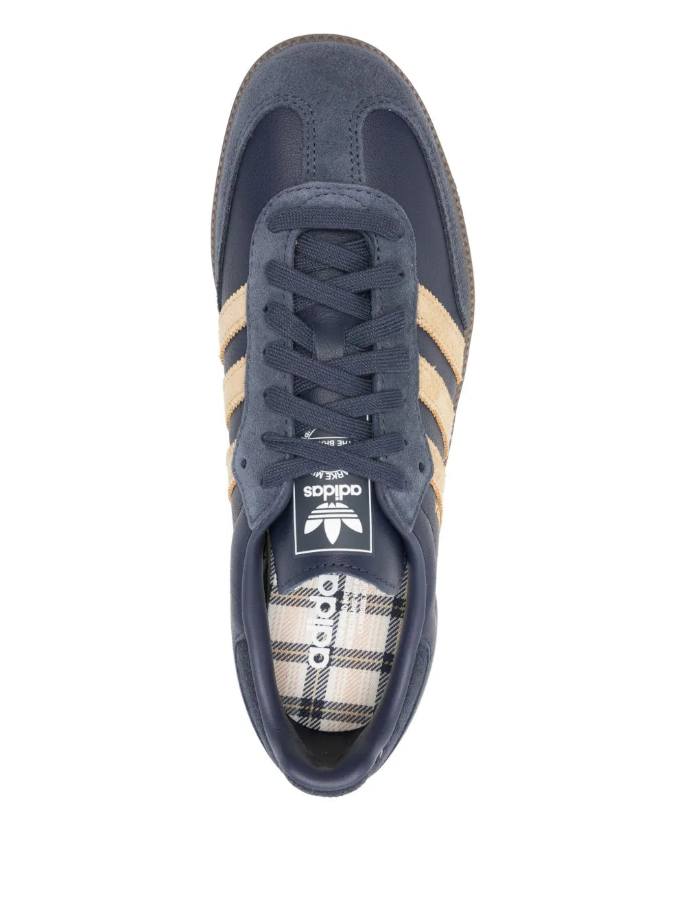 adidas Samba Sneakers — Navy Blue — Size US M 7.5 - US W 9 — Top View