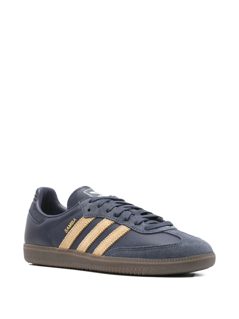 adidas Samba Sneakers — Navy Blue — Size US M 7.5 - US W 9 — Side View