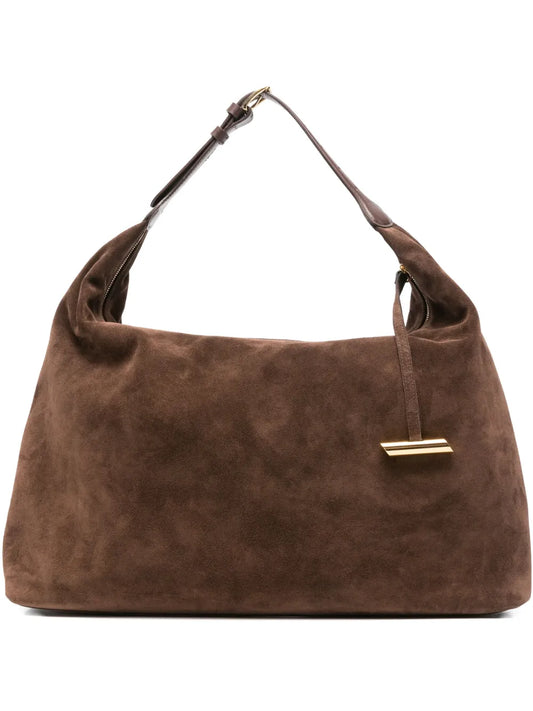 Liffner Suede Shoulder Bag — Same as shown — Size One Size — Front View