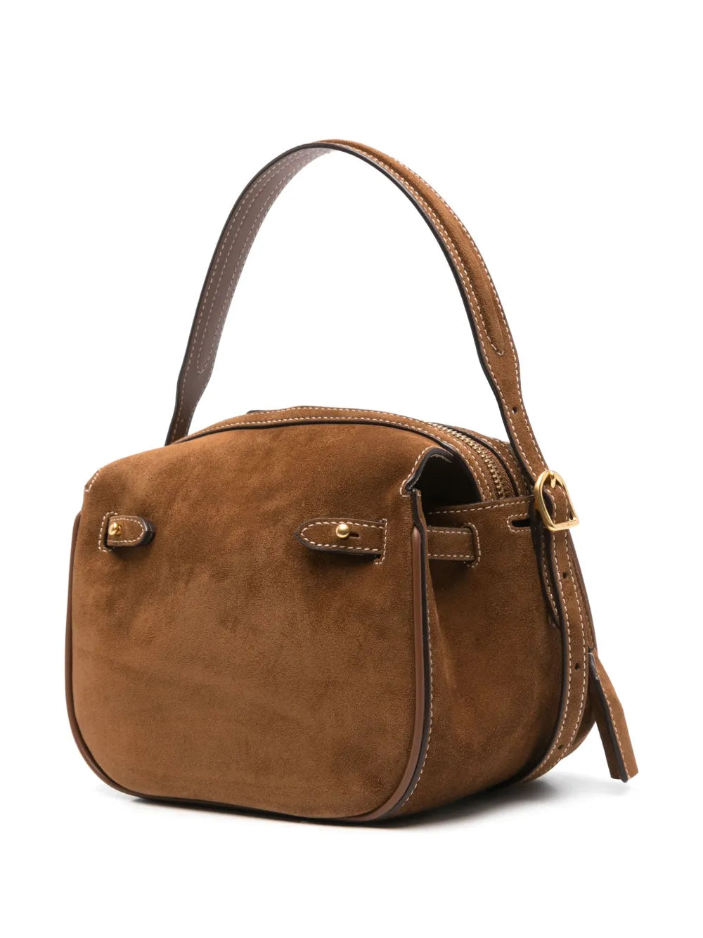 Polo Ralph Lauren Suede Shoulder Bag — Same as shown — Size One Size — Back View