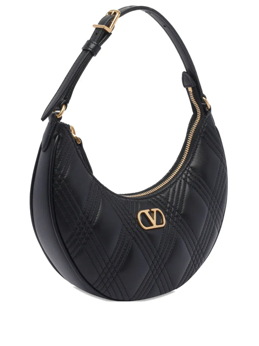 Valentino Garavani Quilted Leather Shoulder Bag — Same as shown — Size One Size — Front View