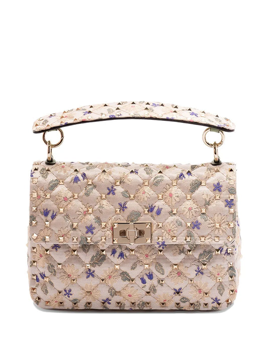 Valentino Garavani Rockstud Spike Shoulder Bag — Same as shown — Size One Size — Front View