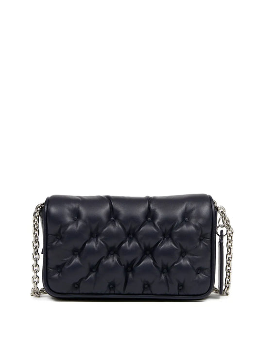 Maison Margiela Mini Glam Slam Quilted Chain Shoulder Bag — Same as shown — Size One Size — Front View