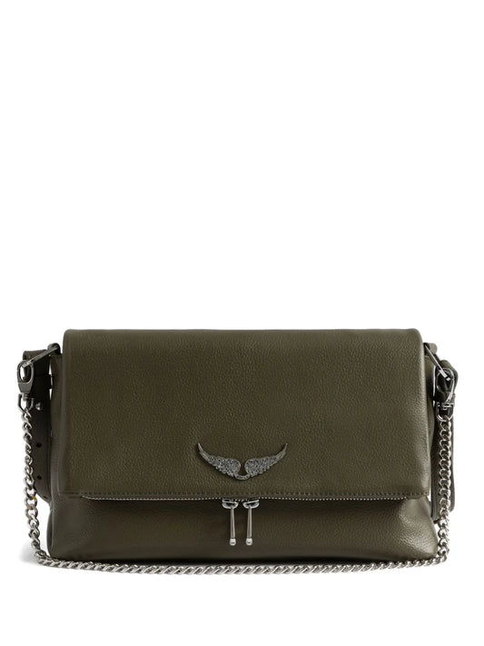 Zadigvoltaire Rocky Wings Chain Strap Shoulder Bag — Same as shown — Size One Size — Front View