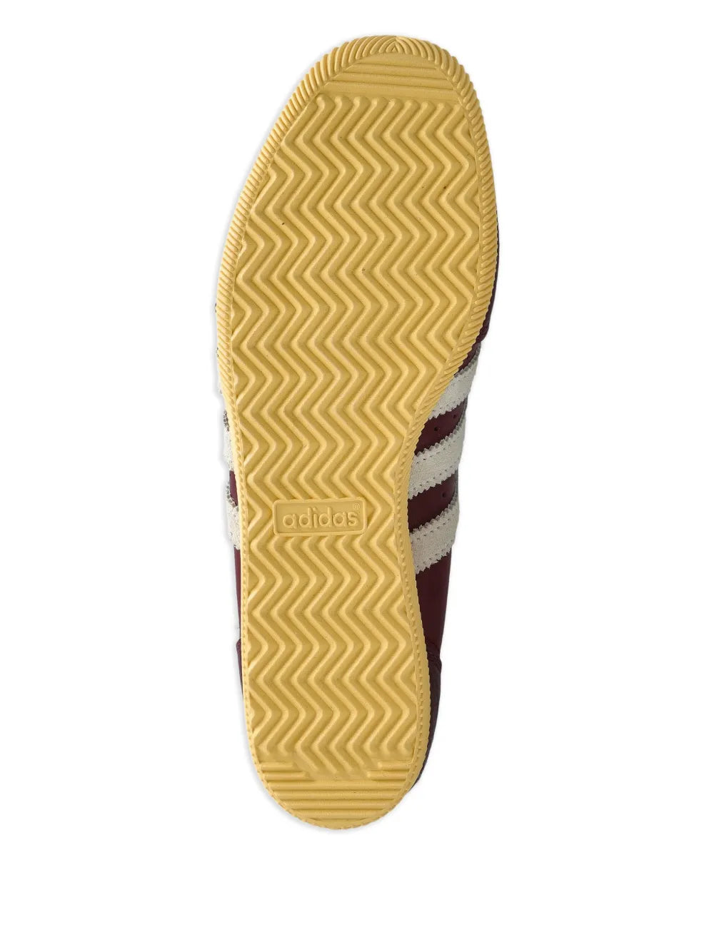 adidas Japan Decon Sneakers — Burgundy — Size US M 10 - US W 11.5 — Back View