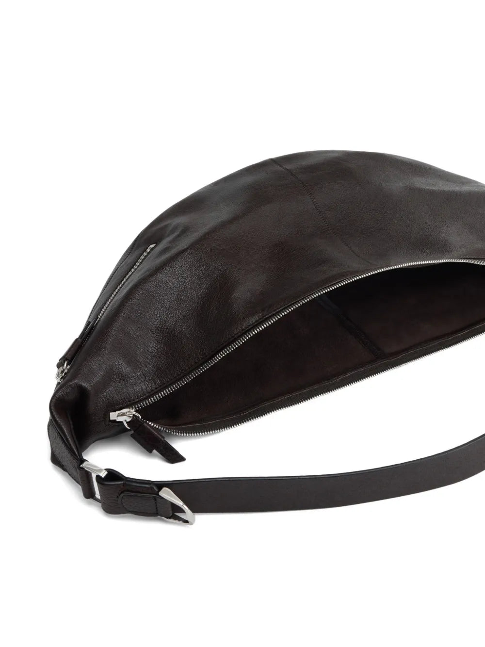 Lemaire Quiver Curved Zip Shoulder Bag — Same as shown — Size One Size — Detail View